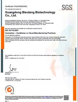 ISO 22716 Certificate
